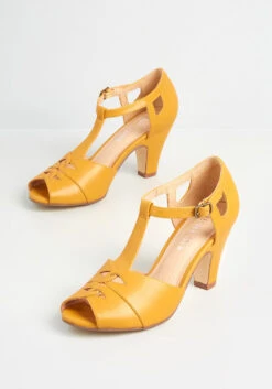 Masterfully Mingling T-Strap Heel