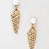 No Brand Conch You Sea It? Dangle Earrings 1 No Brand Conch You Sea It? Dangle Earrings -ModCloth f203585015c59844cfdd56c36eaf87b4