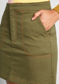 ModCloth Sew It Seems Green High-Waisted A-Line Mini Skirt with Pockets -ModCloth f39bdf5cf326c59d6be6f9c4f078c25f