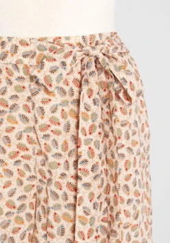 Molly Bracken Leaves Of Fancy Tie-Waist Shorts -ModCloth f5ba5125a9c314d86a25ec1a1a01a911