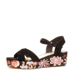 Chelsea Crew Black Label Fancy Embroidered Suede Platform Wedge Sandals 11 Chelsea Crew Black Label Fancy Embroidered Suede Platform Wedge Sandals -ModCloth fancy kidsue ccbl chelsea crew black label fancy kidsue 01