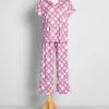 Sugarplum Plaid Dreams Pink & Turquoise Vintage-Inspired Short Sleeve Pajama Set -ModCloth fe8717469c0f20af6032a7bc69141862