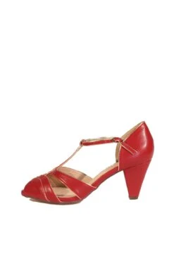 Penelope T-Strap Heels -ModCloth red2 1 4e191df9 b3a1 4b97 acb6 551433fb0958