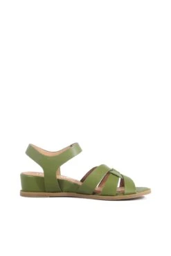 Chelsea Crew Roma Fisherman Comfort Sandals – Faux Leather Mini Wedge Open Toe Shoes -ModCloth romasage1 d47acb48 be11 443d a6bb b704bb23e27a