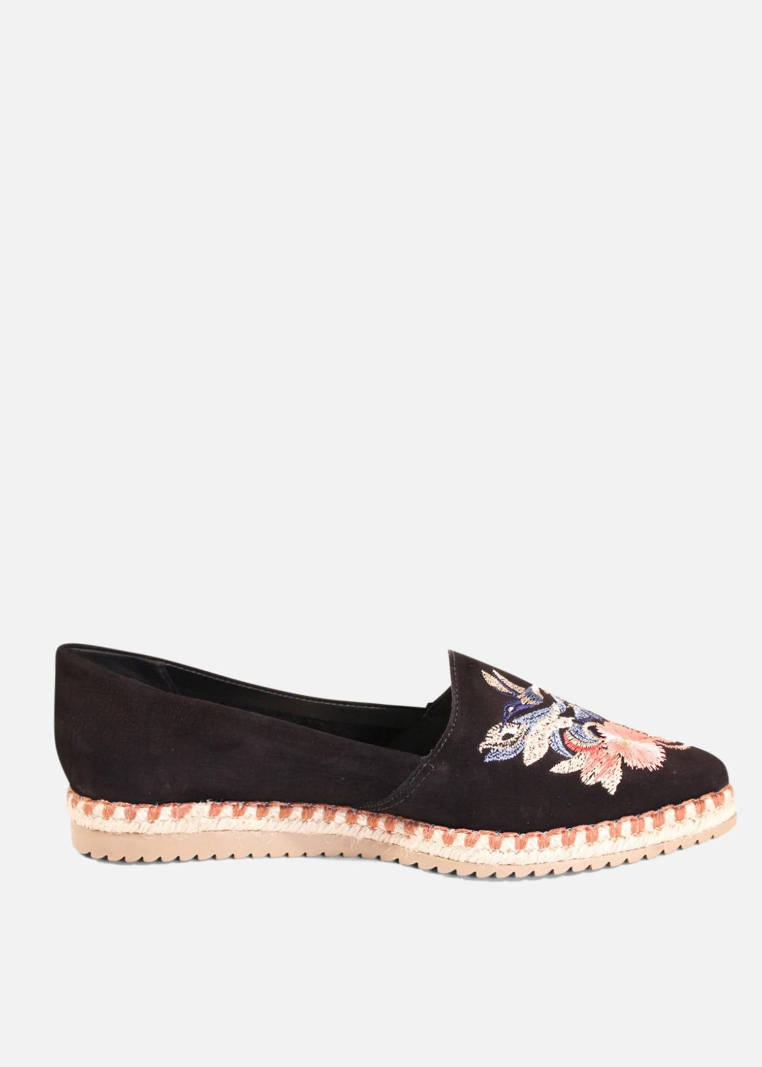 Sutton Suede Embroidered Espadrille 5 Sutton Suede Embroidered Espadrille - Image 3