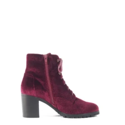 Chelsea Crew Timothy Velvet Lace-Up Booties – Retro Lug Sole 3-Inch Heel -ModCloth timothy4 cec73f9e 13ff 4567 942c cdaaa811b2a5